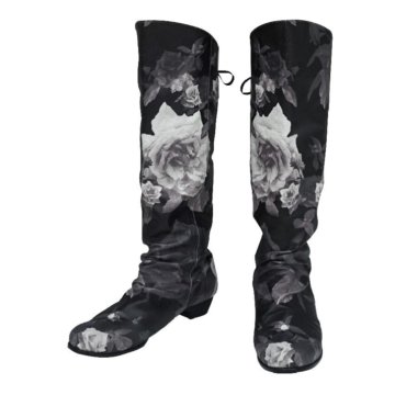 FLOWERY LONG BOOTS