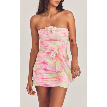 Nerra Ruched Mini Dress