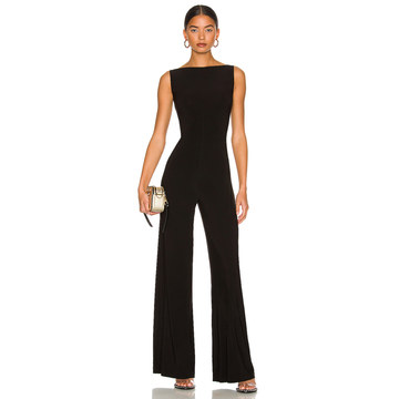 Sleeveless X Straight Leg Jumpsuit