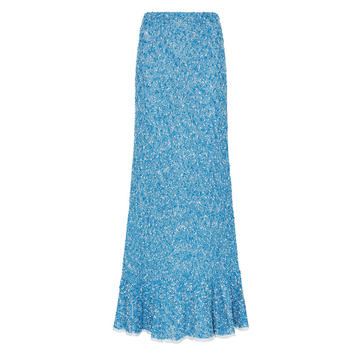 Dalphine Melange Boucle-Knit Maxi Skirt