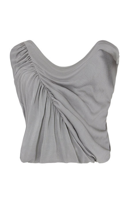 Lucia Draped Knit Jersey Top展示图