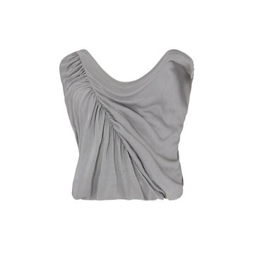 Lucia Draped Knit Jersey Top