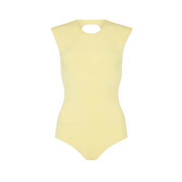 Cutout Stretch-Jersey Bodysuit