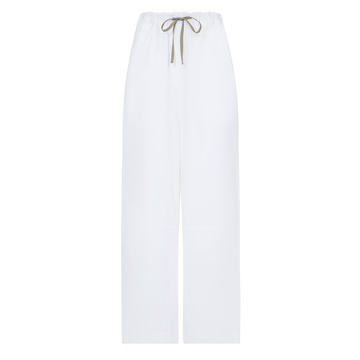 Enzo Cotton-Blend Poplin Drawstring Track Pants