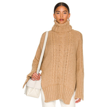 Turtleneck Blanket Sweater