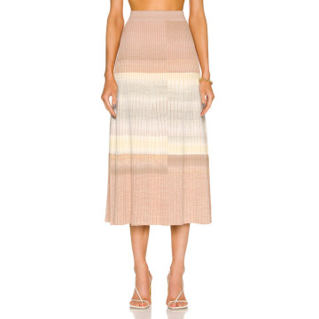 Nayeli Striped Space Dye Maxi Skirt