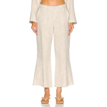 Cross Fly Linen Pant