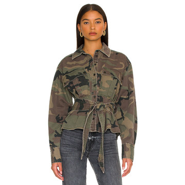 Skylar Camo Canvas Tunic Top