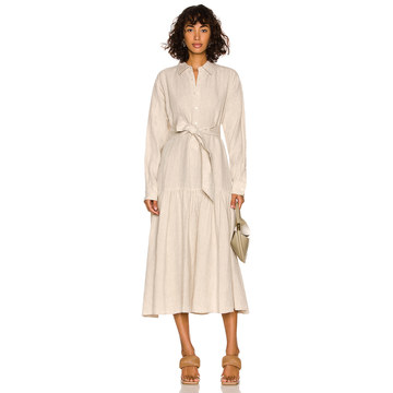 Layne Linen Tuxedo Dress