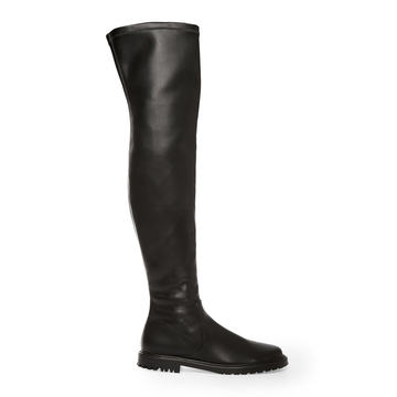 Belle Vegan Leather Over-The-Knee Boots