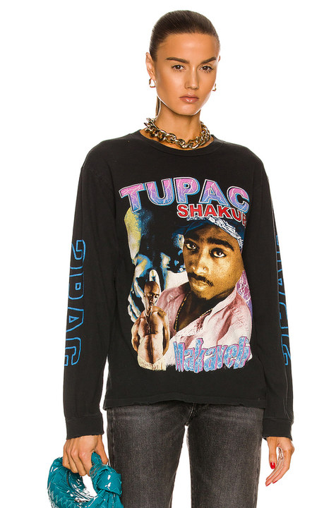 TUPAC 그래픽 티셔츠展示图