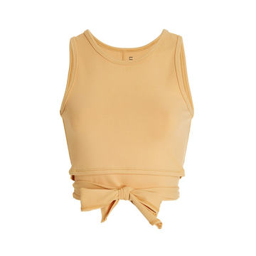 Ballet Tie-Detailed Stretch-Jersey Top