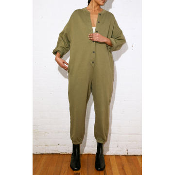 Sabina Cotton-Blend Jumpsuit