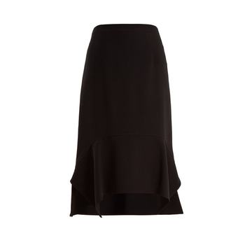 Arthur crepe midi skirt