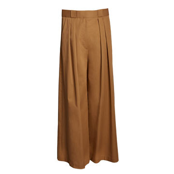 Rico Pleated Cotton-Blend Pants