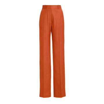 Twill Straight-Leg Pants