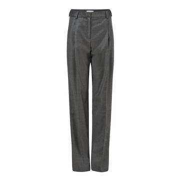 Palm Pleated Wool Pants