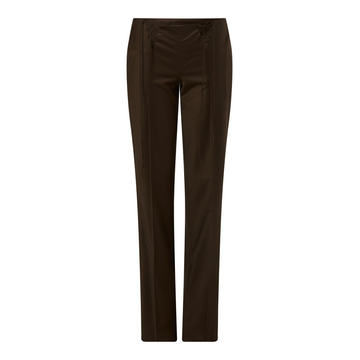 Tule Cutout Wool-Blend Pants