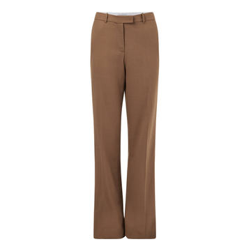 Calden Wool-Blend Straight-Leg Pants