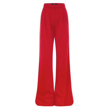 Patton Satin-Crepe Wide-Leg Pants