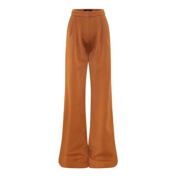 Patton Satin-Crepe Wide-Leg Pants