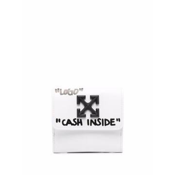 JITNEY FRENCH WALLET QUOTE WHITE BLACK