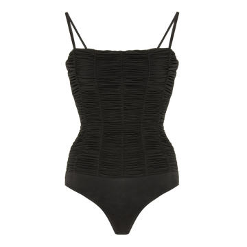 The Ezra Ruched Jersey Bodysuit