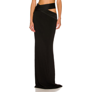 Cutout Maxi Skirt