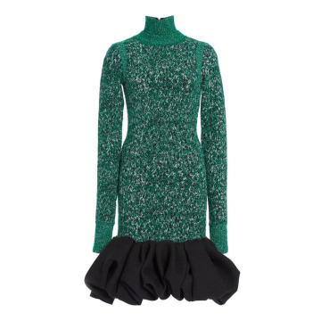 Bouillonne Cotton-Blend Mini Dress