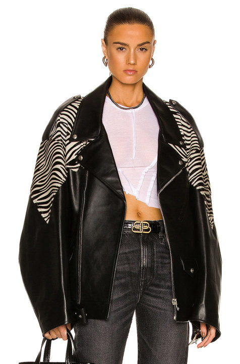 Oversized Motorcycle Jacket展示图