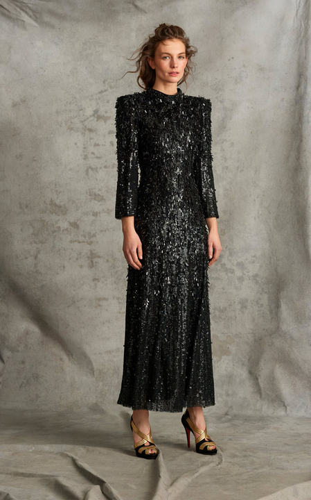 Raven Embellished Maxi Dress展示图