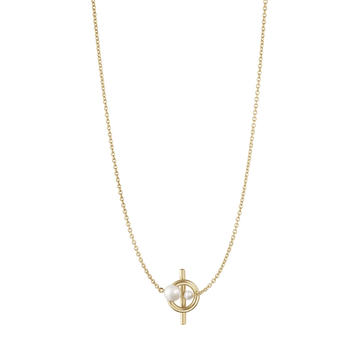 14k Yellow Gold Claudia Simple Necklace