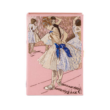 Degas Ballerina Pink Book Clutch