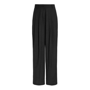 Gelso Pleated Woven Wide-Leg Trousers