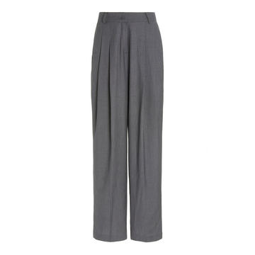 Gelso Pleated Woven Wide-Leg Trousers