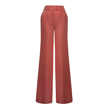 Kaleidoscope Wool-Blend Wide-Leg Pants