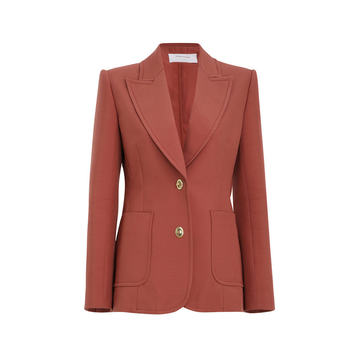 Kaleidoscope Tailored Wool-Blend Jacket