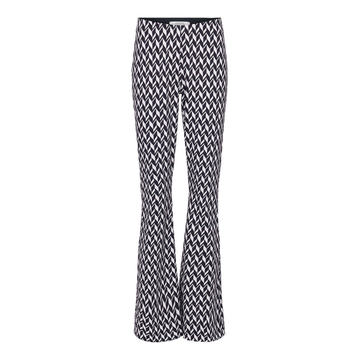 Graphic Statement High-Waisted Pants