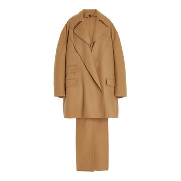 Double-Face Wool-Cashmere Coat