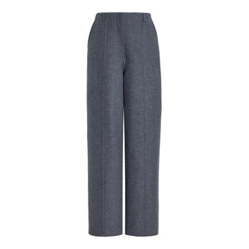 Double-Face Darted Wool-Cashmere Pants