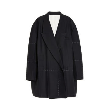 Reversible Wool-Blend Coat