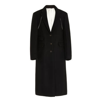 Zip Virgin Wool Overcoat