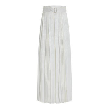 Pleated Maxi Skirt