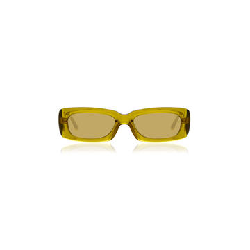 Mini Marfa Square-Frame Acetate Sunglasses