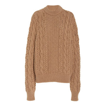 Chunky Cableknit Wool Sweater