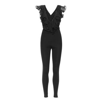 Jumpsuit Heavy Jersey with Frill