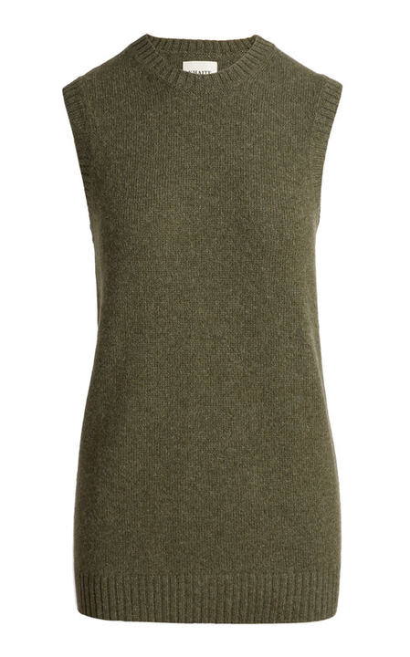 Farah Sleeveless Cashmere Sweater展示图