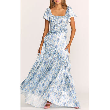 Kenya Ruffled Maxi Dress