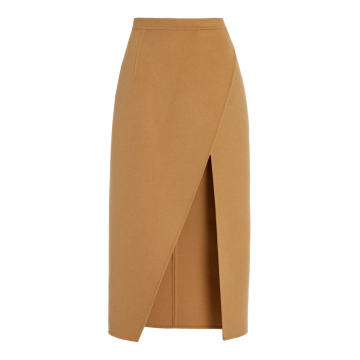 Asymmetric Midi Scissor Skirt