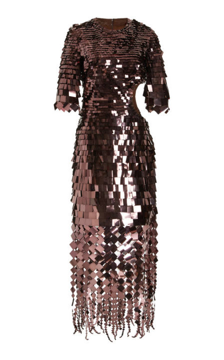 Jillian Cutout Sequin Midi Dress展示图